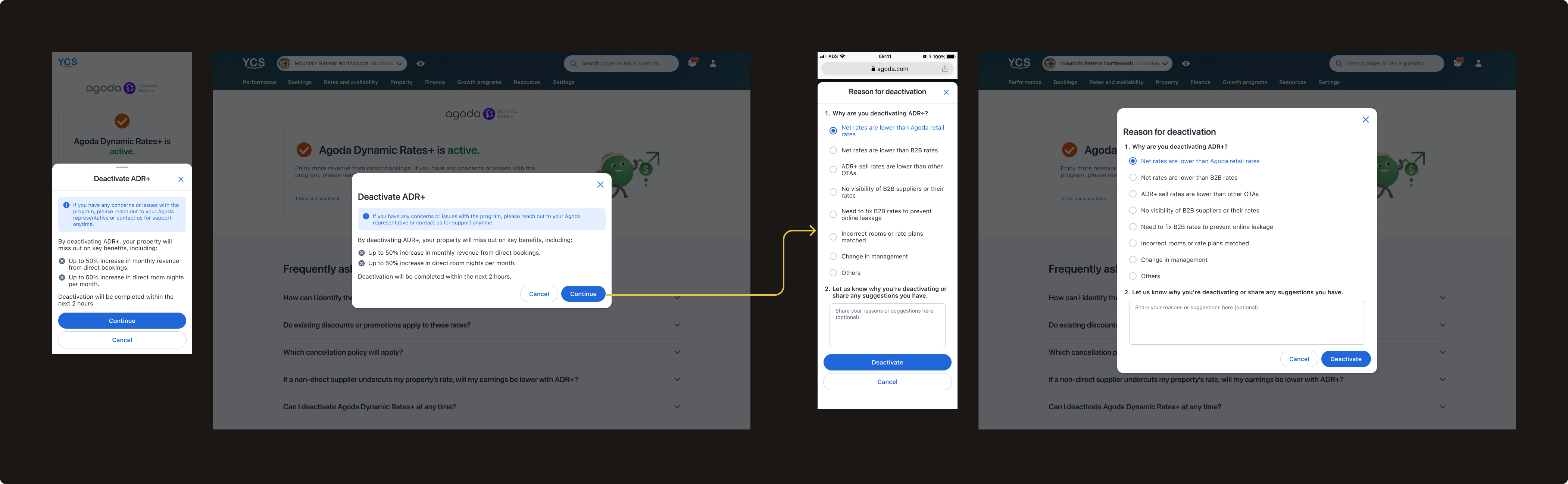 Deactivation flow v.1
